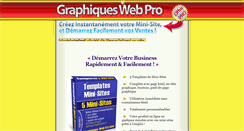Desktop Screenshot of graphiques-web-pro.com