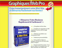 Tablet Screenshot of graphiques-web-pro.com